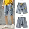 Verão Novos Homens Estiramento Calças de Jeans Curtas Moda Casual Slim Fit Alta Qualidade Elástica Denim Shorts Male marca roupas x0621