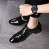 Dress Shoes 2021 Fashion Business Flat Oxfords Mens Loafers PU Leather Man Formal Wedding Big Size 37-48