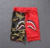 Летние мужские шорты Womens Sportswear Beach Beach Beach Jogger Cousssuit Causel Bird Black красный хип-хоп Мужчины акула рот лоскутное брюки