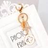 Keychains Beautiful Four-leaf Clover Keychain Exquisite Metal Fashion Car Pendant Key Ring Women's Bag Charm Gift