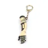 SEKIRO Shadows Die Twice Keychain Great Wolf Metal Prosthesis Hand Arm Pendant Necklace Car Keyring Jewelry Men Cosplay Llaveros G1019