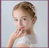 Acessórios para cabelos de casamento vintage clipes de jóias de jóias Princesa Cristal stromestone touca de pérola Crown Bandada de cabeça