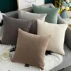 45 * 45 cm weefsel lijnen gooien kussensloop polyester effen kleur auto sofa kussenhoes thuis slaapkamer decoratie eenvoudige kussensloop BH4823 TQQ