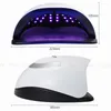 Nuevo secador de uñas Lámpara LED UV para el modo de salón 4 con manicura de detección de movimiento Gel de poli con memoria 210608