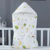 Pasgeboren Winddicht Kaap Deken Zuigeling Katoenen Gaasdeksel Baby Leveringskamer Swaddling Doek Handdoeken Baby Slaapzak Bedekt YL448