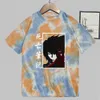 Homme Death Note Anime Mode Manches Courtes Col Rond Tie Dye T-shirt Y0809