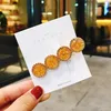 Клипы для волос Barrettes Макарон Жемчужный Клип Девочки Девушки Snap Barrette Stick Hairpin Accessories для женщин