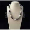 N051114 ON Rare Huge 12mm Genuine South Sea Shell Pearl Round Beads Necklace 18''