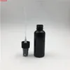 50 PZ 10 ML 50 ML 100 ML Nero Plastica Profumo Spray Bottiglie Pompa Profumo Cosmetico Vaso Trucco Contenitori per imballaggio Spedizione gratuita alta qualità