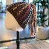 Beanie/Skull Caps vuile vlechtpruik hoed vrouwelijke herfst en winter twist gebreide pull cool street hiphop wol warm delm22