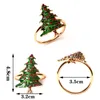 Christmas Tree Reindeer Christmas Napkin Ring Holder