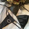 Personalidade Rhinestone Women Bikinis Fashion Letter