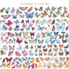 10pcs Holographic Butterfly Foil Nail Art Sticker Summer Colorful Adhesive Paper Manicure Tips Nail Art Decorations GL8102264S2614710