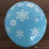 12 tum tjocknad jul latex ballong Santa Claus xmas träd snögubbe tryckt färgstark ballong barn leksak jul fest dekoration xvt1195