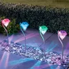 Party Favor Solar Led Diamond Light, Ogród Światła Odkryty Ze Stali Nierdzewnej Krajobraz Ścieżka Światło Do Dekoracji Home Courtyard