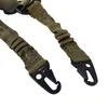 Multifuncional ajustável desmontagem rápida dois pontos tático rifle sling cinta lona ombro ao ar livre airsoft montar bungee strap7808445