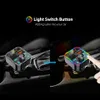 Kit trasmettitore FM Bluetooth per auto QC3.0 7 colori Radio retroilluminata a LED Vivavoce Car Suit con slot per schede SD