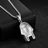 Colliers pendants Hip Hop Rock Gold Silver Color en acier inoxydable Pharaon Egyptien Collier Tutankhamun pour hommes bijoux avec 24quo9411530