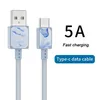 Ink painting 1.2M Type C Braided USB Charger Cables Micro V8 Cables Data Line Metal Plug fast charging for Samsung Note 20 S9 Plus Special design cable
