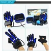 Équipement d'entraînement de la main électrique Equipement de réhabilitation Robots Gants de réhabilitation de cinq doigts Patients hémiplégiques Fournitures