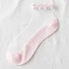 Party Favor femmes perle verre transparent soie femmes chaussettes coton fin Sexy dentelle maille résille élasticité cheville