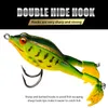 3PCS podwójne śmigła żaba obrotowa noga Wobbler miękka przynęta Jigging Łowotliwość 95mm135G Sztuczna topwater popper wędkarstwo 6452364