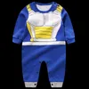 Tute Vestiti per neonati Pagliaccetti nati Tute in cotone organico Dragon DBZ Ball Z Costume di Halloween Pigiama infantile Tutina