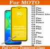 9D 풀 커버 Moto Motorola G8 G7 G6 G5 G5S Play Plus Pack 당 Pack 당 25pac을위한 Play Pack 당 MOTOR MOTORLA