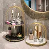 IJzeren kunst nordic stijl vogel kooi rack lippenstift parfum cosmetische huidverzorging product opslag afwerking tafel 2111102