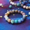 Tennisarmband universum Premiumplaneter Solar Top Natural Stone Beads Armband Bangle For Women Men Gift Chakra Yoga Smycken