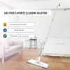 VIP Spray Mop Broom Set Magic Mop Pavimento in legno Flat Mop Strumento per la pulizia della casa Famiglia con cuscinetti in microfibra riutilizzabili Lazy Mop 210317