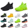 men running shoes breathable trainers wolf grey Tour yellow teal triple black white green mens outdoor sports sneakers Hiking thirty six