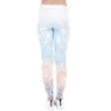 Leggings di vendita calda di marca Mandala Mint Stampa Fitness legging Alta elasticità Leggins Legins Pantaloni per le donne 201109