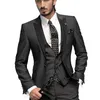 En son ceket pantolon tasarımları erkek düğün takım elbise lacivert damat smokin düğün smokin bakır damat takım elbise 3 adet en iyi erkekler takım elbise Terno T200303