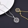 Chaînes Musulman Islam Métal Religieux Rond Charme Pendentif Collier Bijoux Cadeau