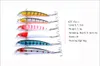 43pcs / lote iscas de pesca kit misturado incluindo minnow crankbait com ganchos para água salgada truta de água baixo salmão baixo