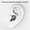 TWS wireless touch earphone 3D music sports waterproof earplugs with LED charging box mobile phone emergency power bank