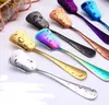 Stainless Steel Tableware Plated Color Fork Spoon Dishes Knife Gift Flatware kitchen Tools Barware Drinking Teaspoon Suits