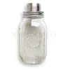 Mason Jar Shaker крышки из нержавеющей стали Крышка из нержавеющей стали для регулярного рта Мейсон, консервные банки ржавсяные доказательство коктейль шейкер крышка сухой руб. Коктейль 70 мм