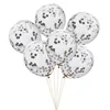 Party-Dekoration, Geburtstags-Party-Ballon, runde Pailletten, mehrfarbig, 12 Zoll, Feierzubehör, transparente Weihnachtsdekoration, Luftballons, modisch, WH0508