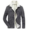 Chaqueta de invierno para hombre, abrigo de invierno grueso y cálido, informal, con cuello vuelto, talla grande, M-4XL, cortavientos, forro de lana, prendas de vestir exteriores para hombre Y1109