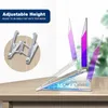 Portable Laptop Stand for Desk,Laptop Holder Riser Computer Stand, Aluminum 7-Angles Adjustable Height Ergonomic Foldable MacBook Pro Stand Compatible