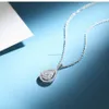 Waterdruppel diamant ketting kubieke zirkonia kettingen bruiloft kettingen vrouwen mode sieraden wil en zandcadeau