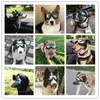 Okulary PET Dostawy dla psów, Gogle, Wodoodporna, Wiatroszczelna, Kremowa, Ochrona UV, Duże psy