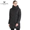 ガスマンファッション女性フード付きパーカーダウンジャケットの女性冬の厚いオーバーコート女性ジャセットとコート18806 210819