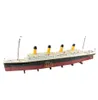 Novo 9090 peças modelo de navio de cruzeiro titanic kit de construção bloco de tijolos de travamento automático compatível com 10294 brinquedos infantis presente de aniversário