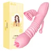 DRAIMIOR Rabbit G Spot Dildo Vibratore Giocattoli del sesso per le donne Coppie di adulti Doppia lingua Stimolatore del clitoride anale Prodotto sessuale