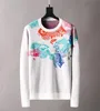 새로운 패션 가을 겨울 디자이너 남자 스웨터 고품질 긴 소매 까마귀 힙합 스웨터 남성 여성 캐주얼 옷 스웨터 M-3X