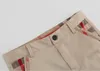 INS Pantaloncini per bambini Abbigliamento per ragazzi Pantaloni centrali Design tinta unita Ragazzi Estate 100% cotone Pantalone cargo