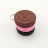 Keychains Basuits Cookies Toys For Kids DIY Accessories Love Chains Interesting Cute Simulation Key Miri22